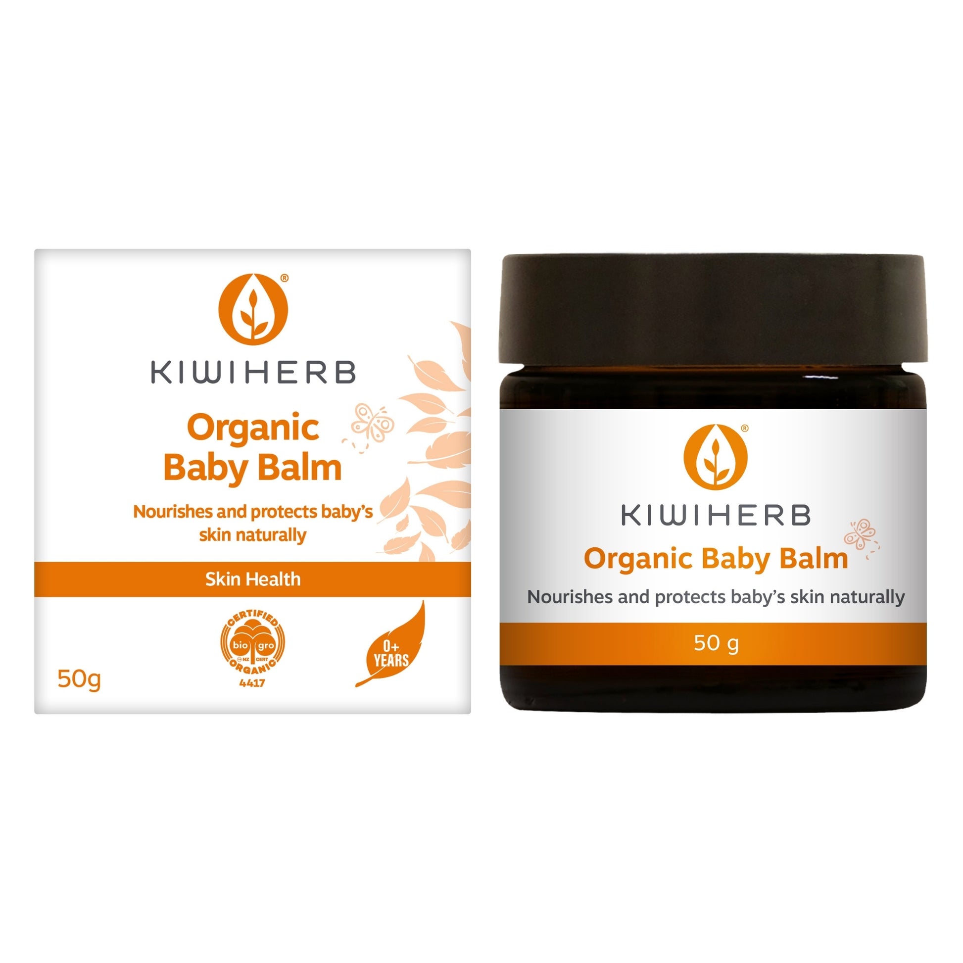 A small jar of Organic Baby Balm