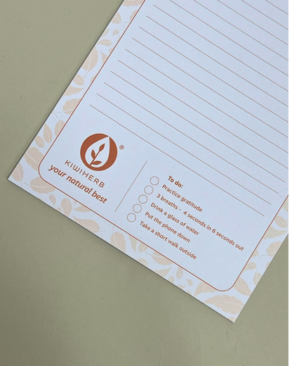 Kiwiherb Natural Notepad