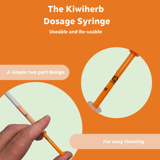 dosage syringe key features hands holding it