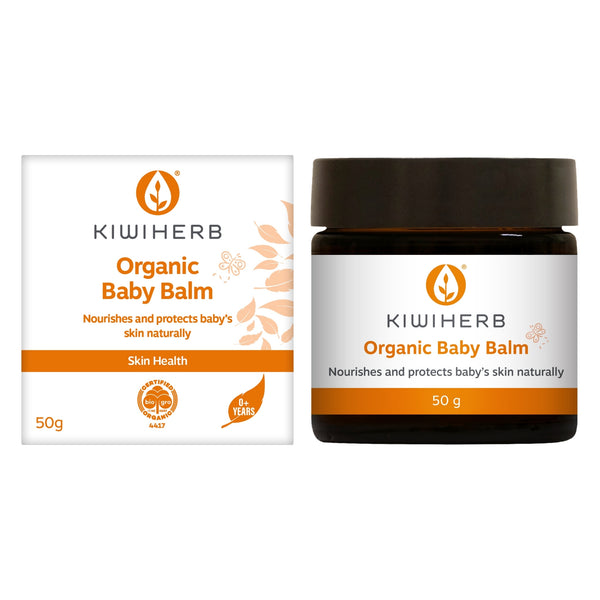 A small jar of Organic Baby Balm